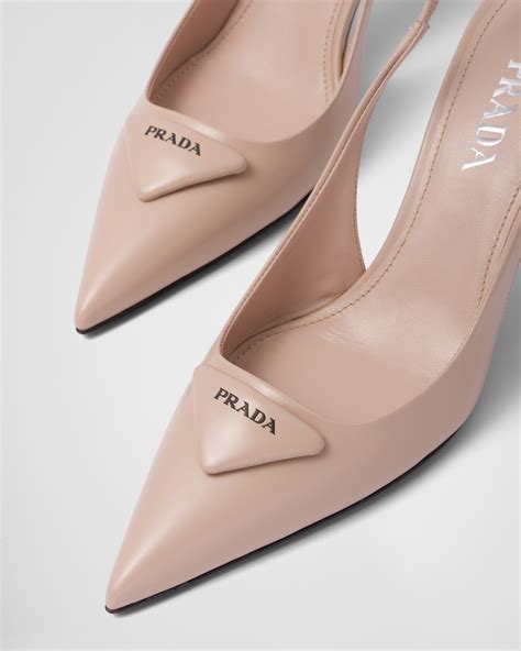 prada fire heels pink|prada slingback shoes pink.